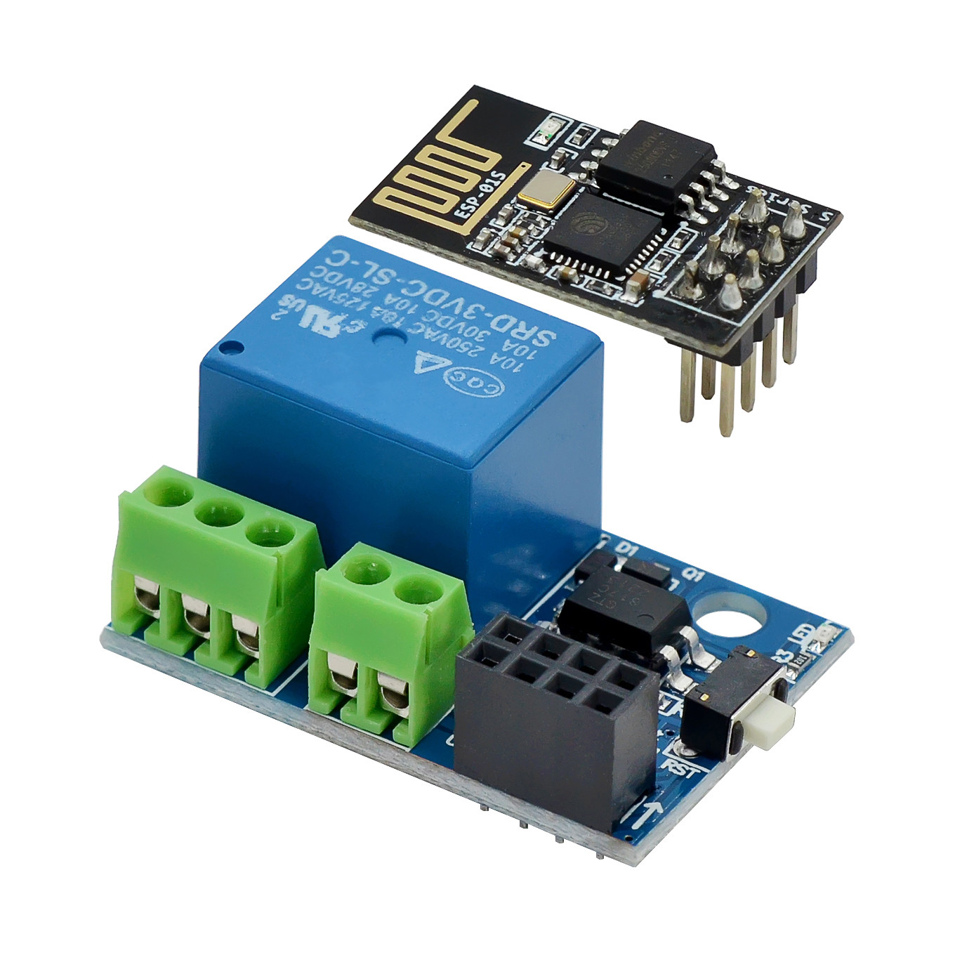 Home Automation With Arduino - ESP-01S WiFi Relay Module 5V 10A
