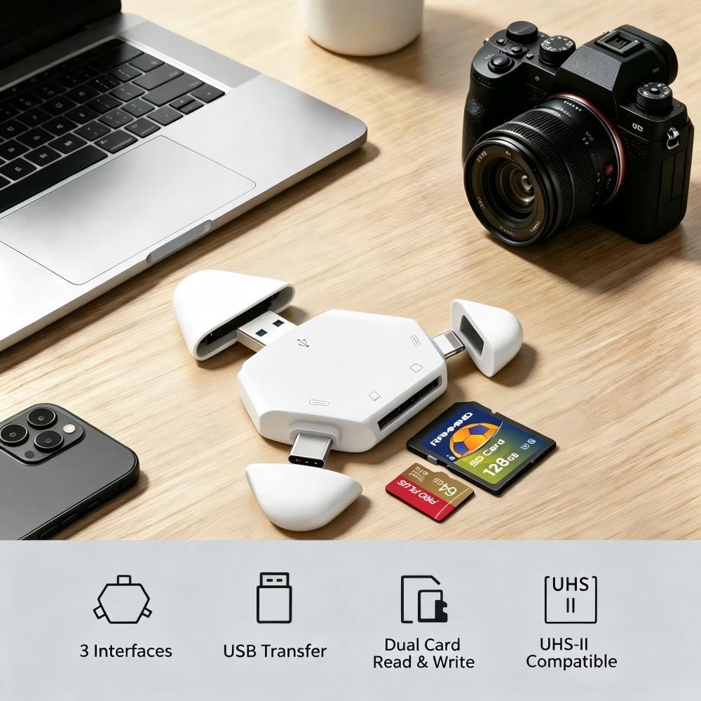 Home Assistant Sd - 3 In 1 Memory Card Reader