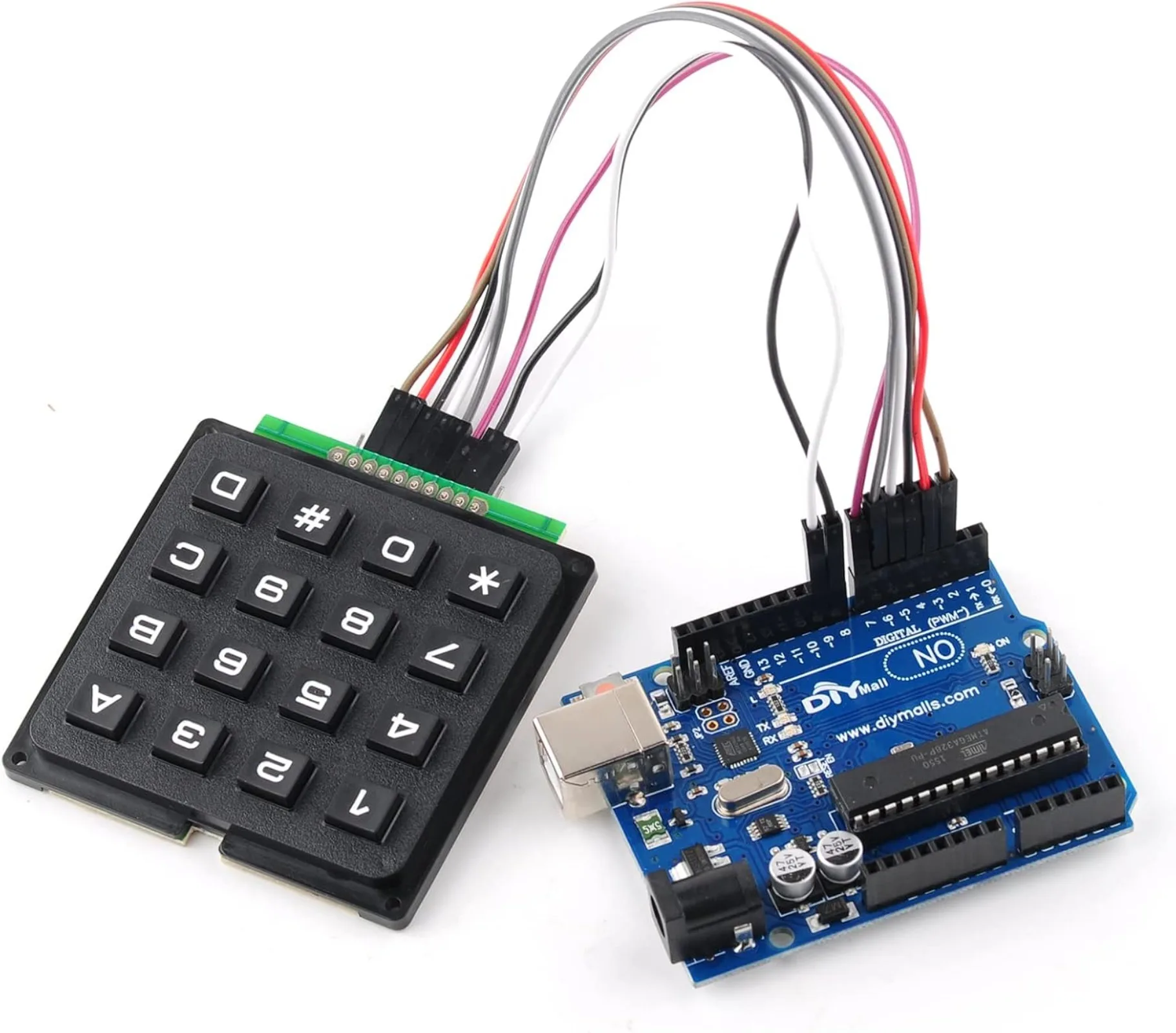 4x4 Matrix Membrane Keypad 16  - огляд і ціна Home Automation Arduino