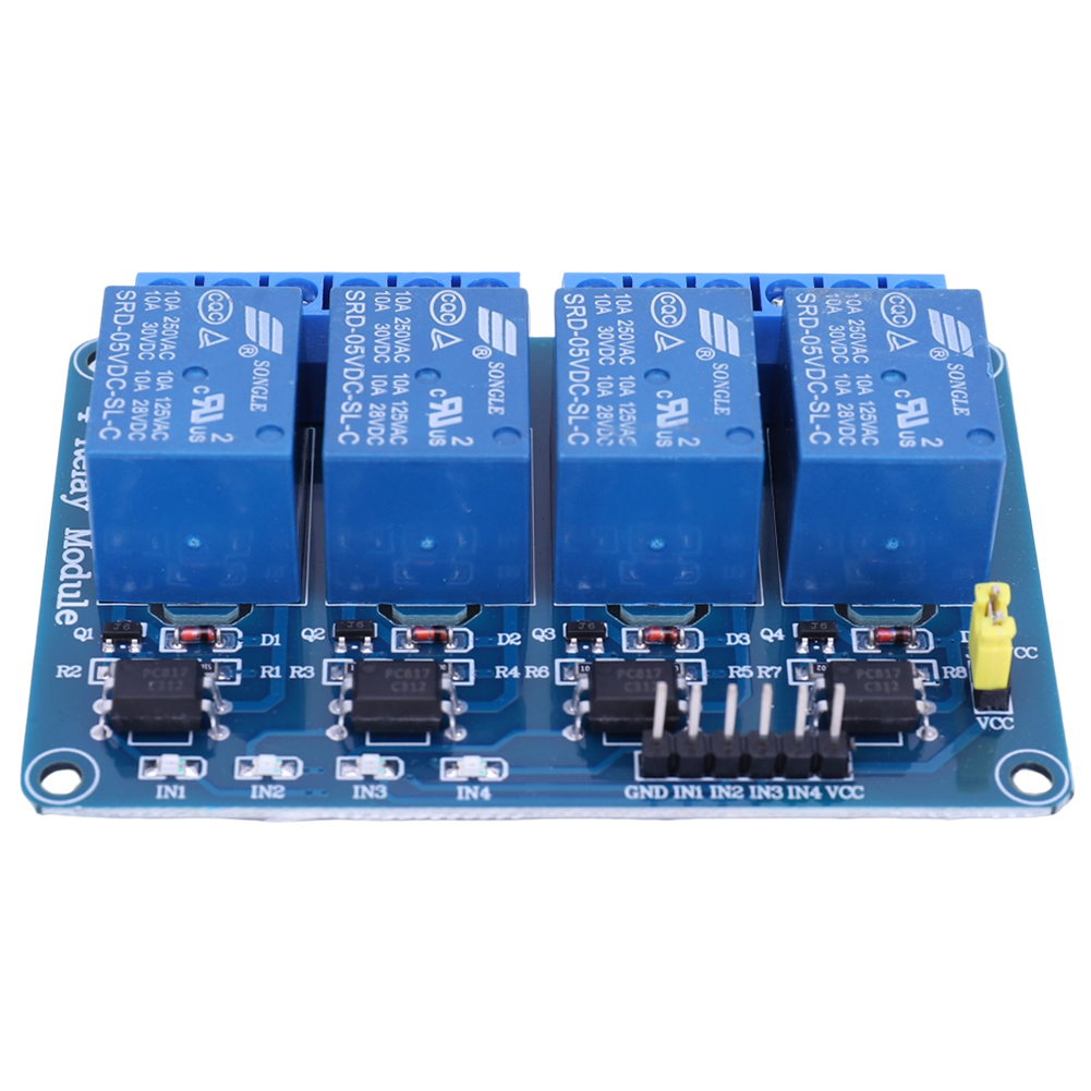 5V 12V 4 Channel Relay Board w - огляд і ціна Home Automation Arduino