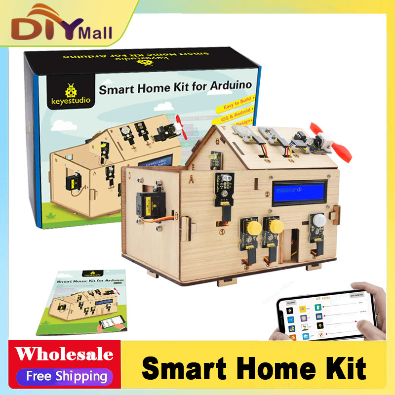 Keyestudio Smart IoT Home Kit  - огляд і ціна Diy Automation Projects