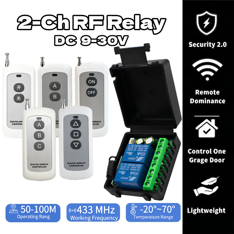 12V 24V 433Mhz RF Actuator Mot - огляд і ціна 433Mhz Receiver Module