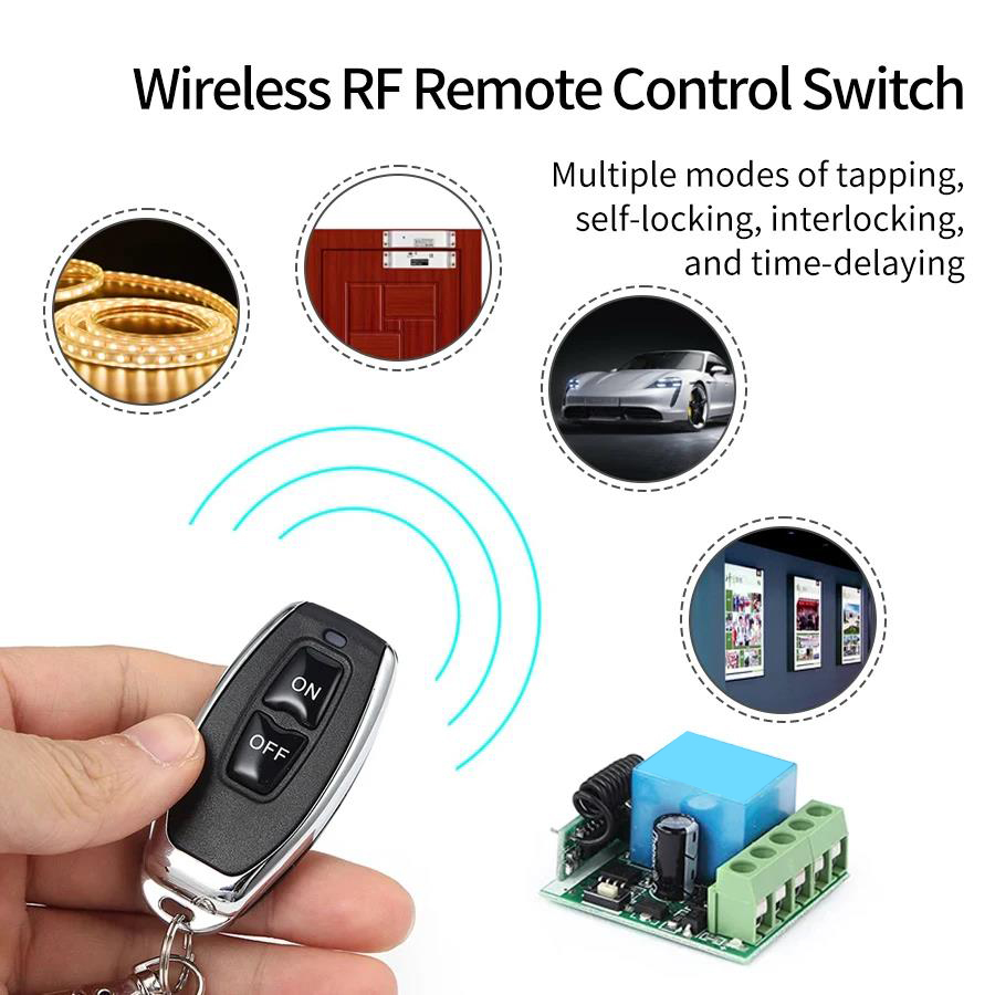 DC 12V 433Mhz RF Remote Contro - огляд і ціна 433Mhz Receiver Module