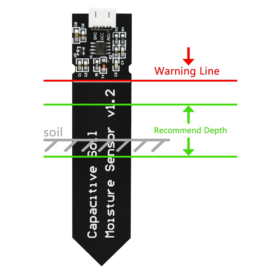 Capacitive Soil Moisture Senso - огляд і ціна Home Automation Arduino