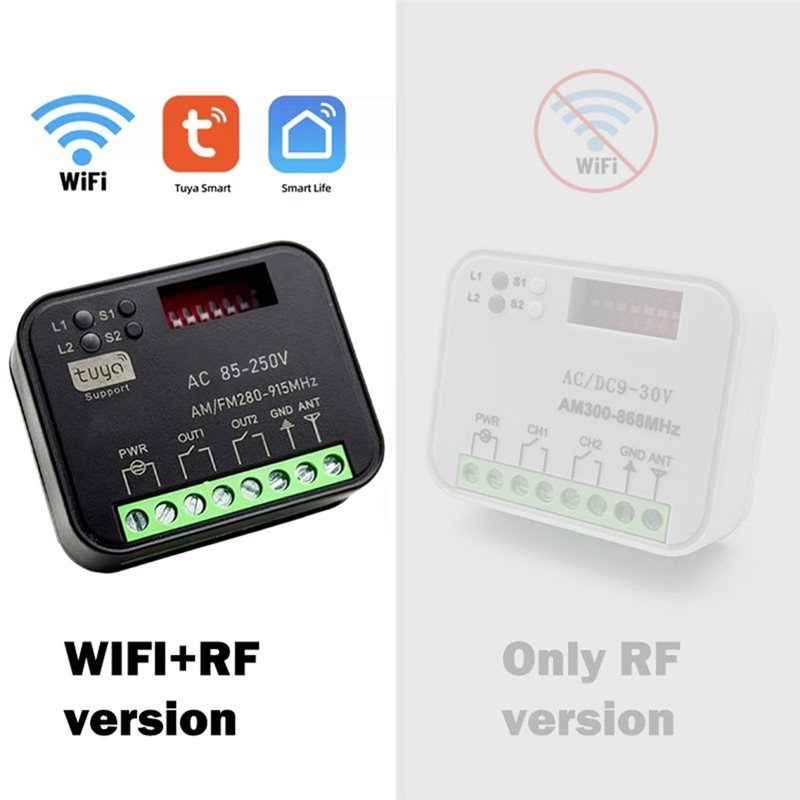 3CGRO-For RX MULTI Tuya Wifi S - огляд і ціна 433Mhz Receiver Module