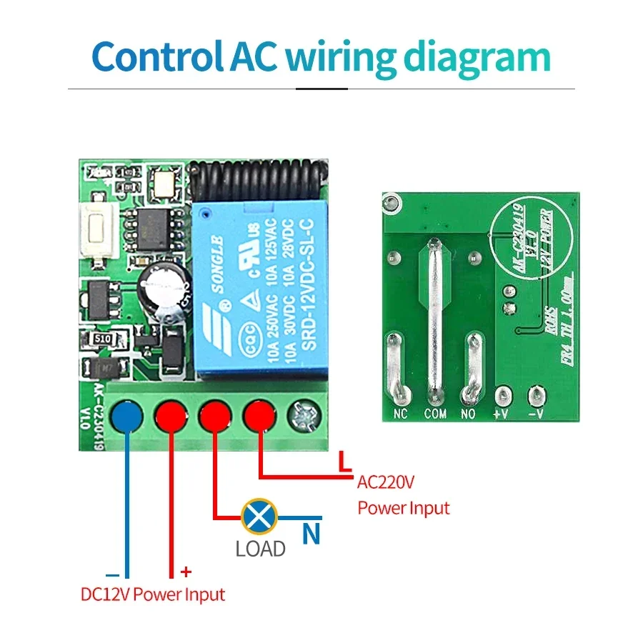 RF433MHz Wireless Switch Build - огляд і ціна 433Mhz Receiver Module