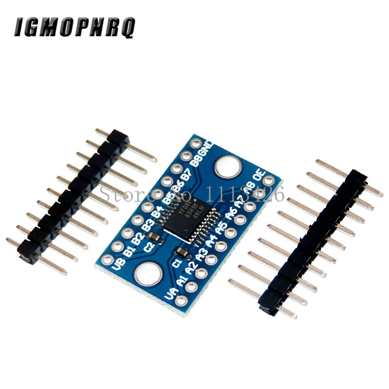 5pcs TXS0108E 8 Channel Logic  - огляд і ціна Level Shifter 3.3V