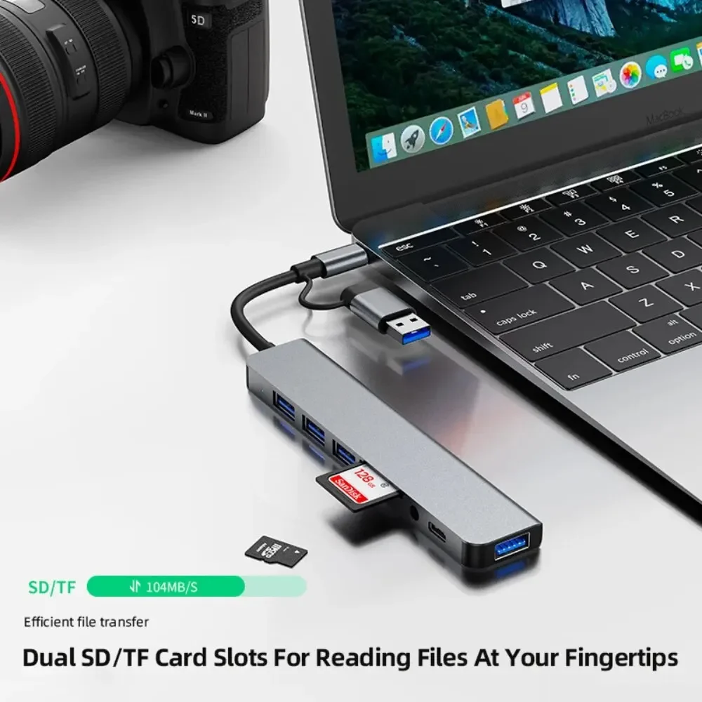 8 In 2 USB-C Hub With 3.0 SD/T - огляд і ціна Home Assistant Sd