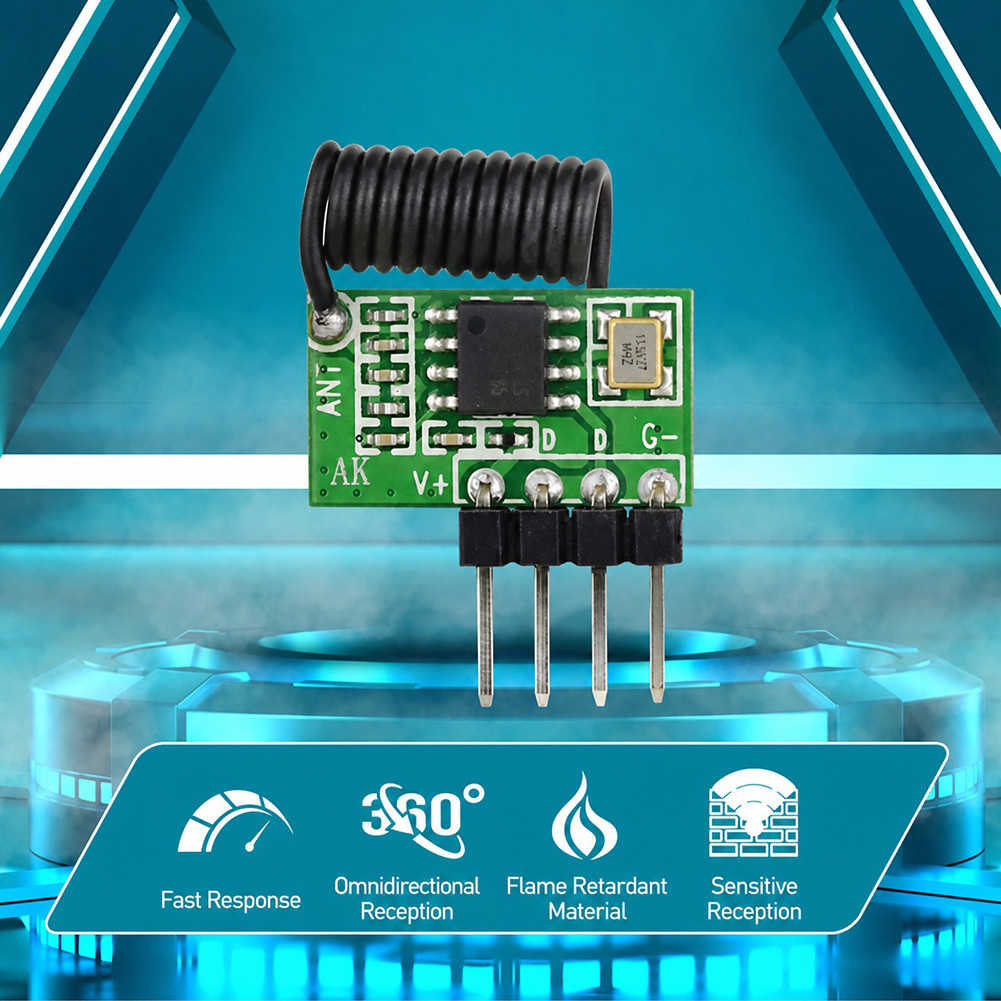 315MHz/433MHz Superheterodyne  - огляд і ціна 433Mhz Receiver Module