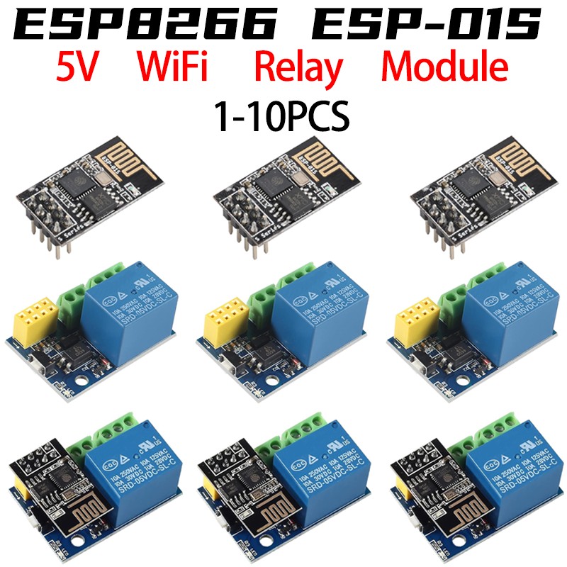 ESP8266 ESP-01 ESP-01S 5V WiFi - огляд і ціна Home Automation With Arduino