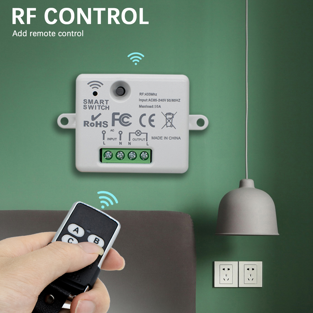 220V 1CH Wireless Remote Contr - огляд і ціна 433Mhz Receiver Module